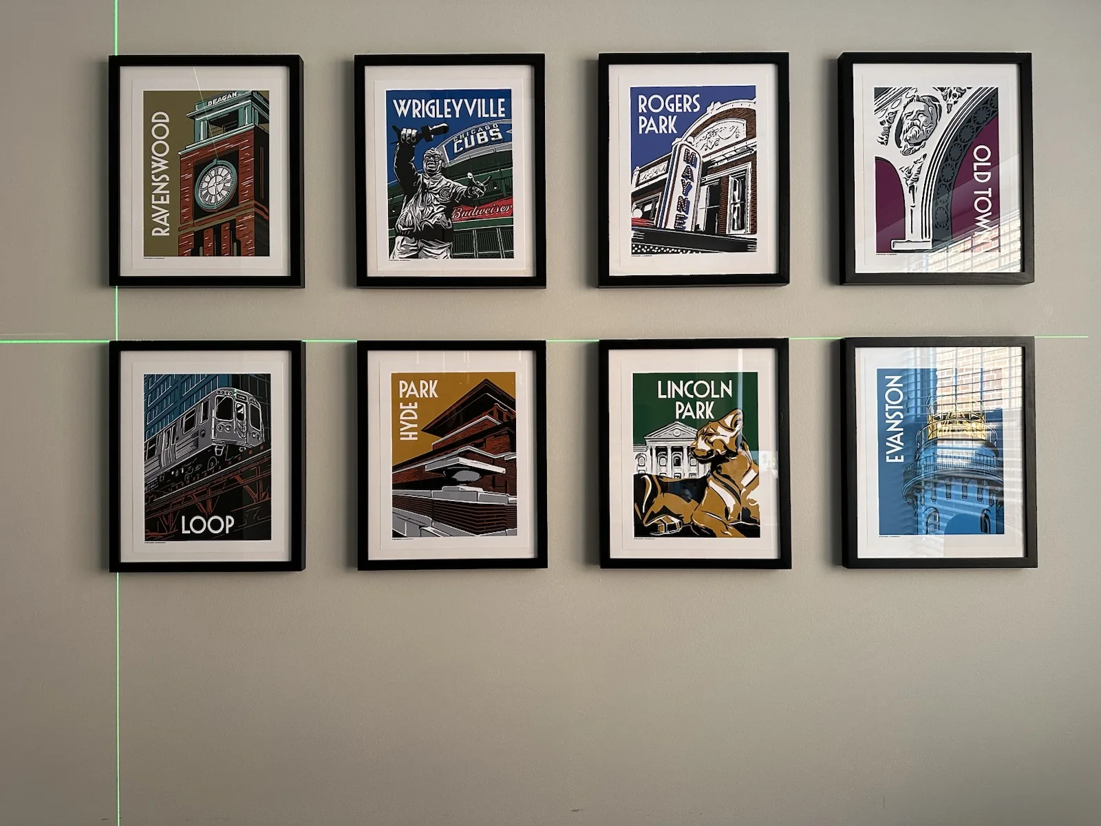 Completed art installation by ORLEG Mounting Services