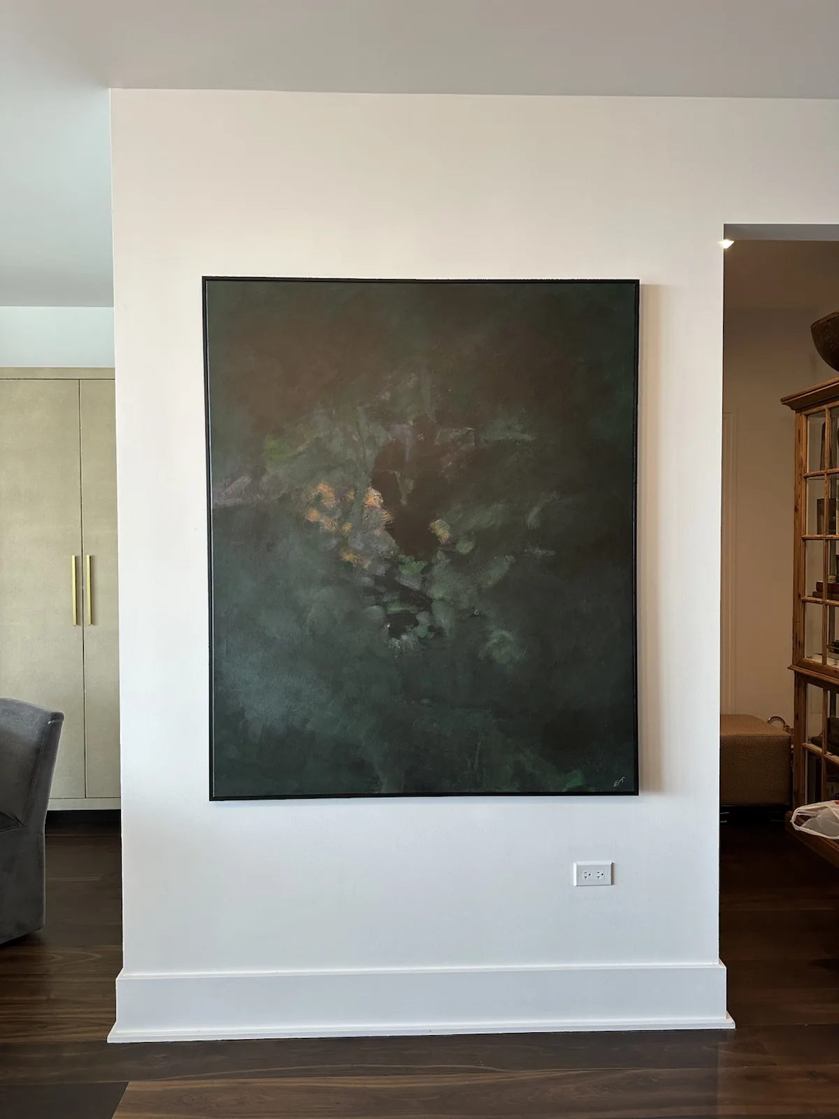 Completed art installation by ORLEG Mounting Services