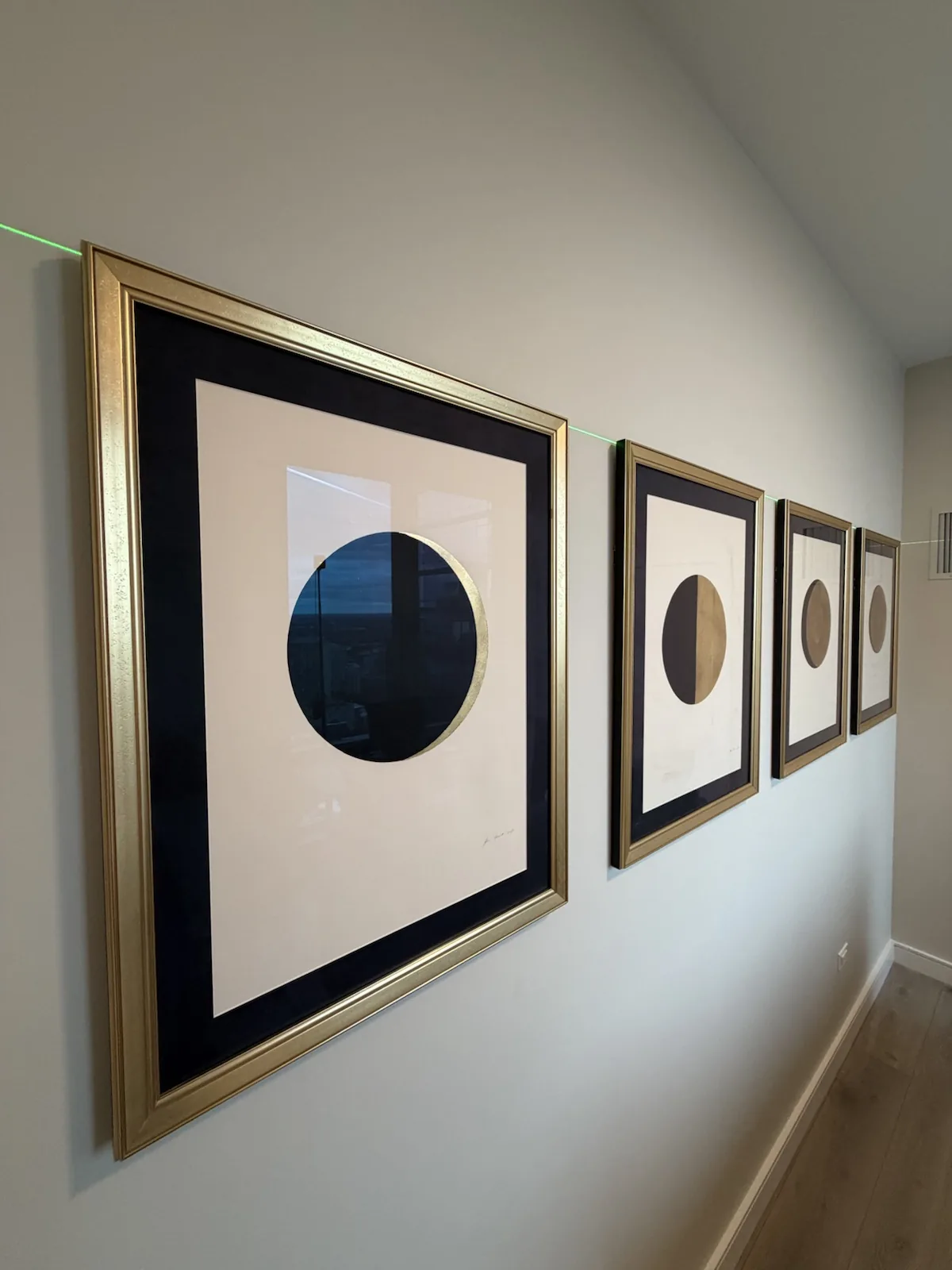 Completed art installation by ORLEG Mounting Services