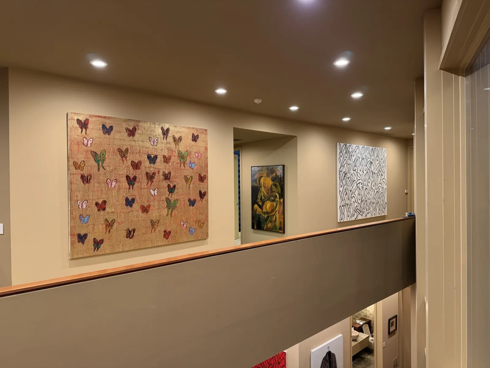 Completed art installation by ORLEG Mounting Services