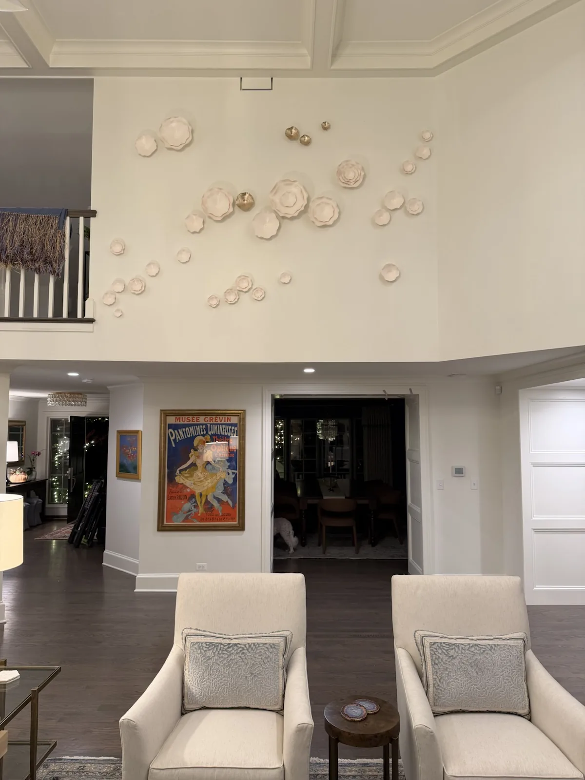 Completed art installation by ORLEG Mounting Services