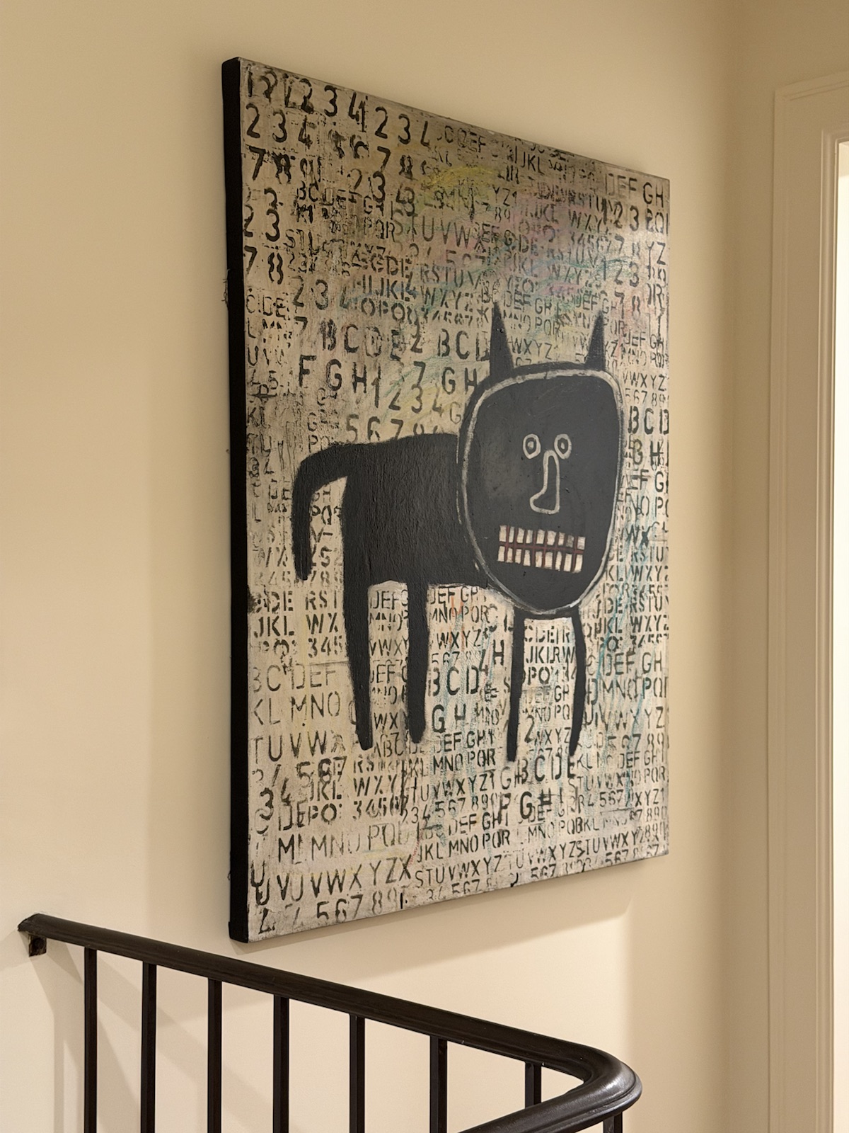 Completed art installation by ORLEG Mounting Services