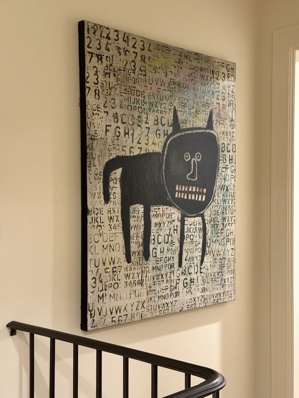 Completed art installation by ORLEG Mounting Services