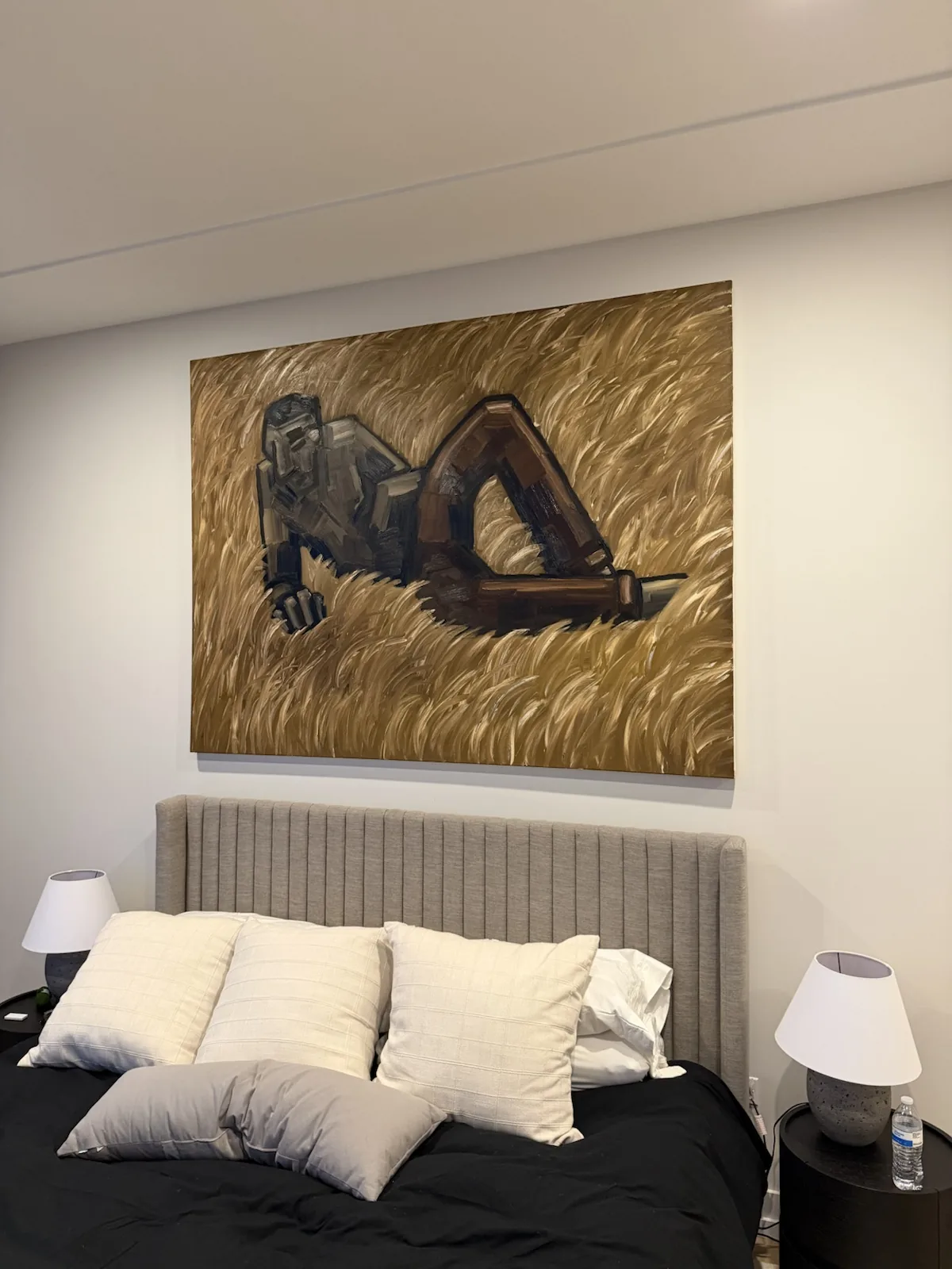 Completed art installation by ORLEG Mounting Services