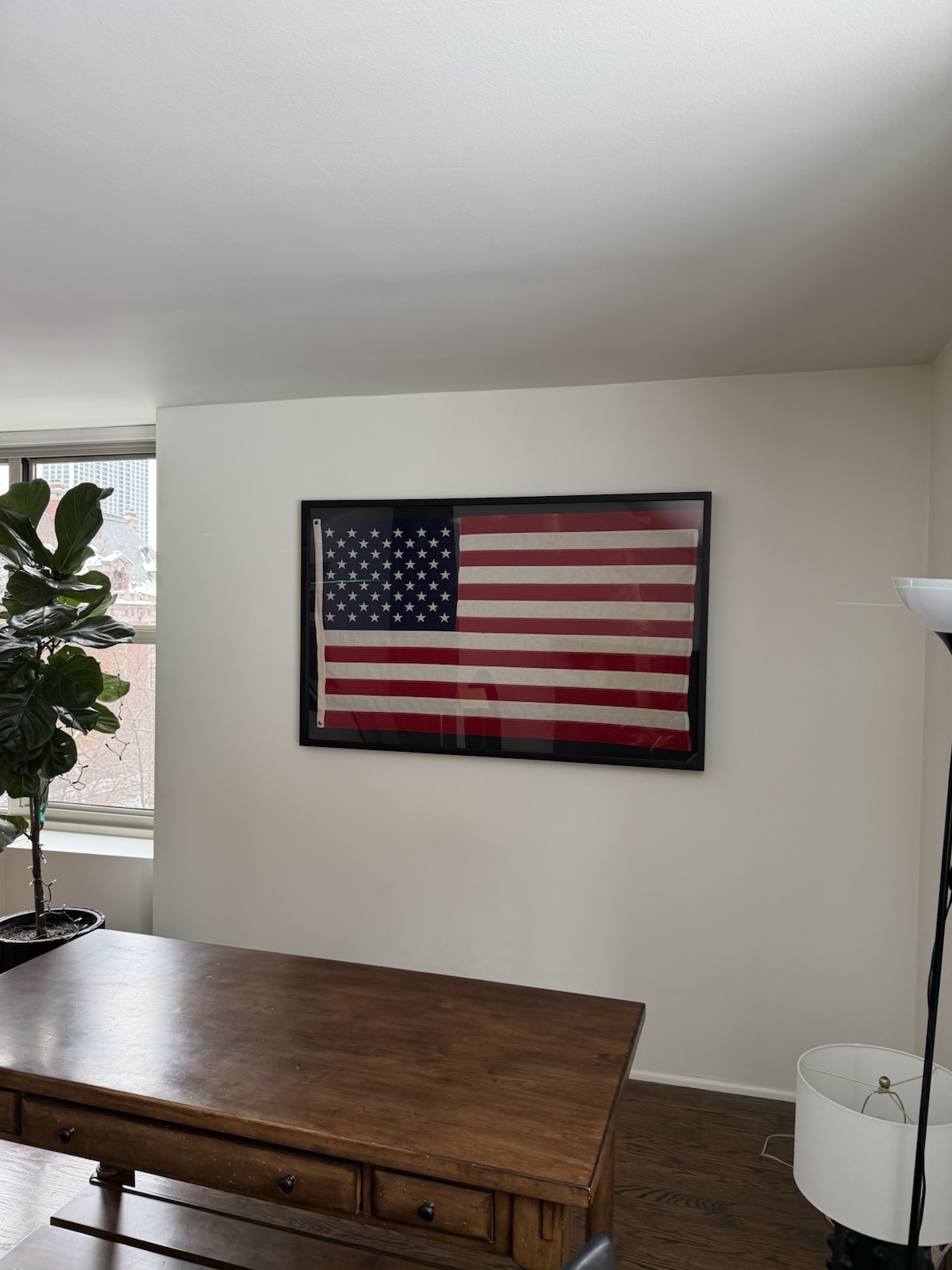 Completed art installation by ORLEG Mounting Services