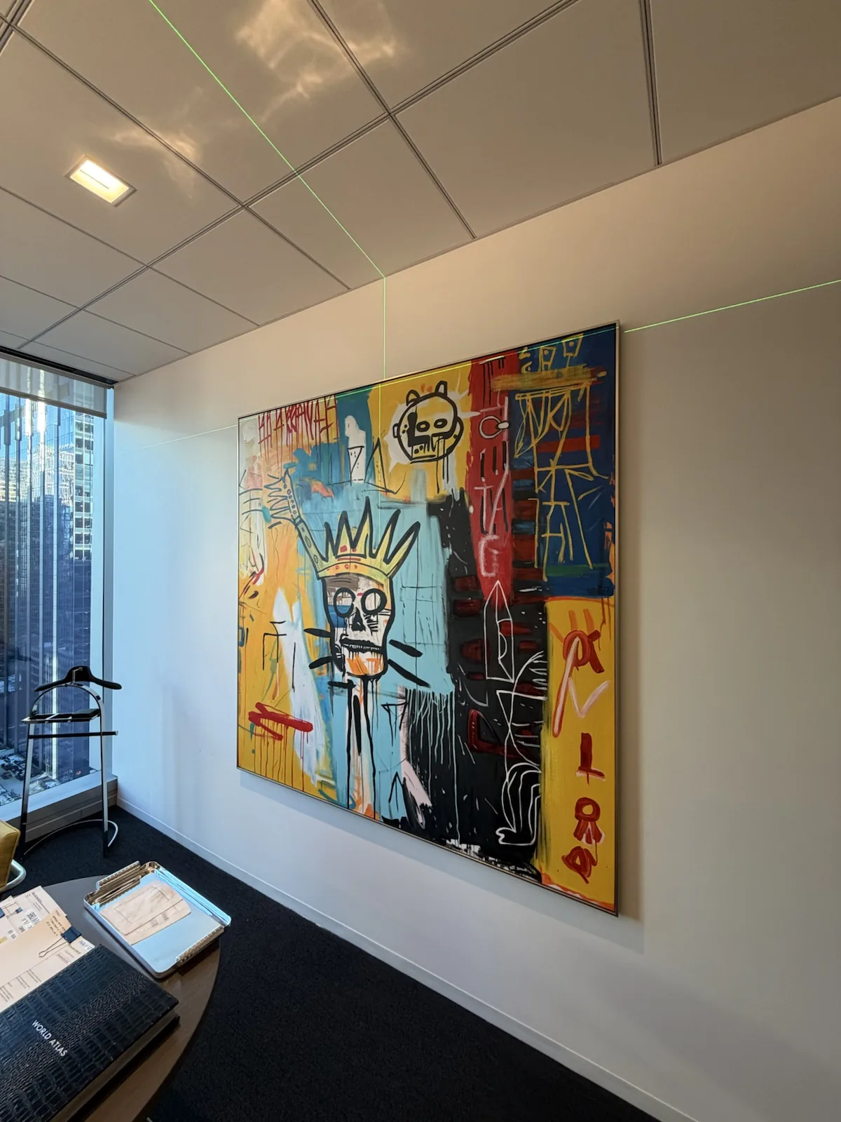 Completed art installation by ORLEG Mounting Services