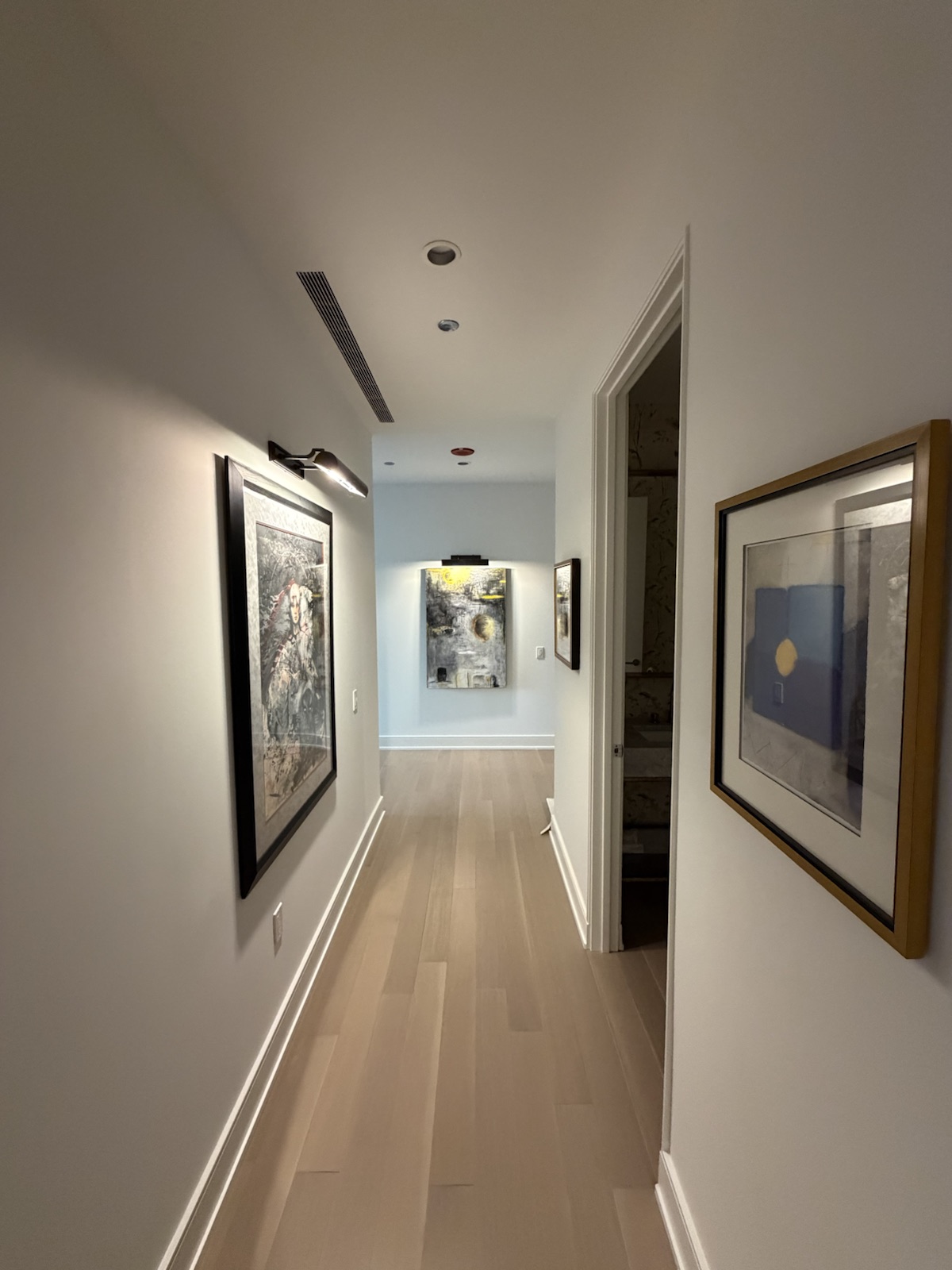 Completed art installation by ORLEG Mounting Services