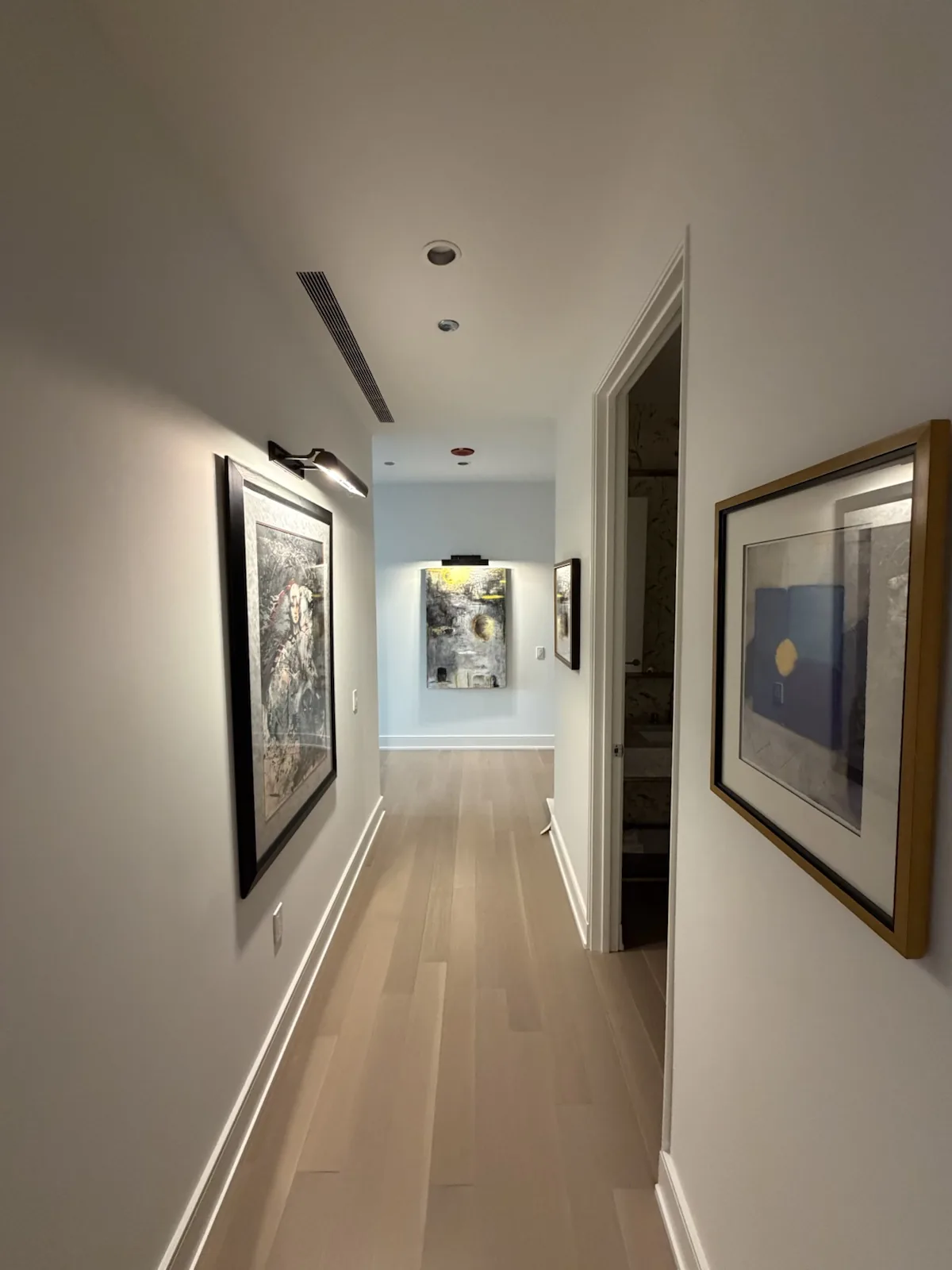 Completed art installation by ORLEG Mounting Services