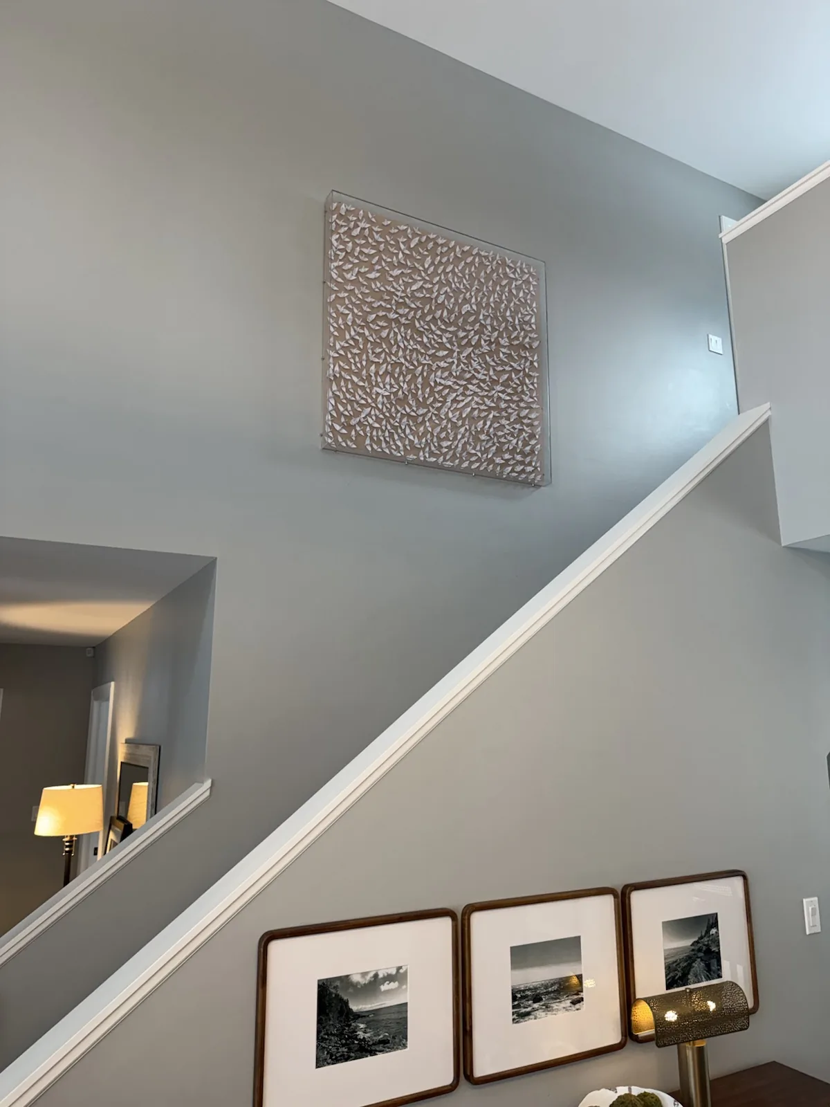 Completed art installation by ORLEG Mounting Services
