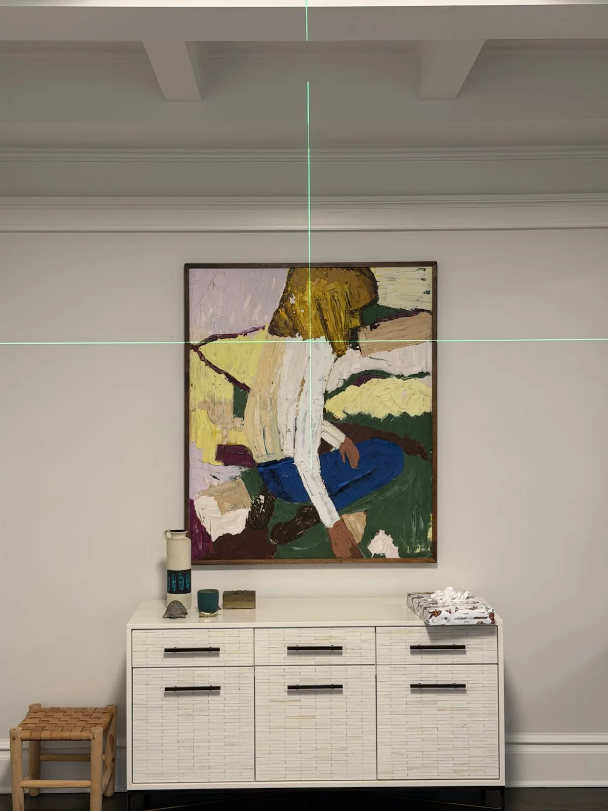 Completed art installation by ORLEG Mounting Services