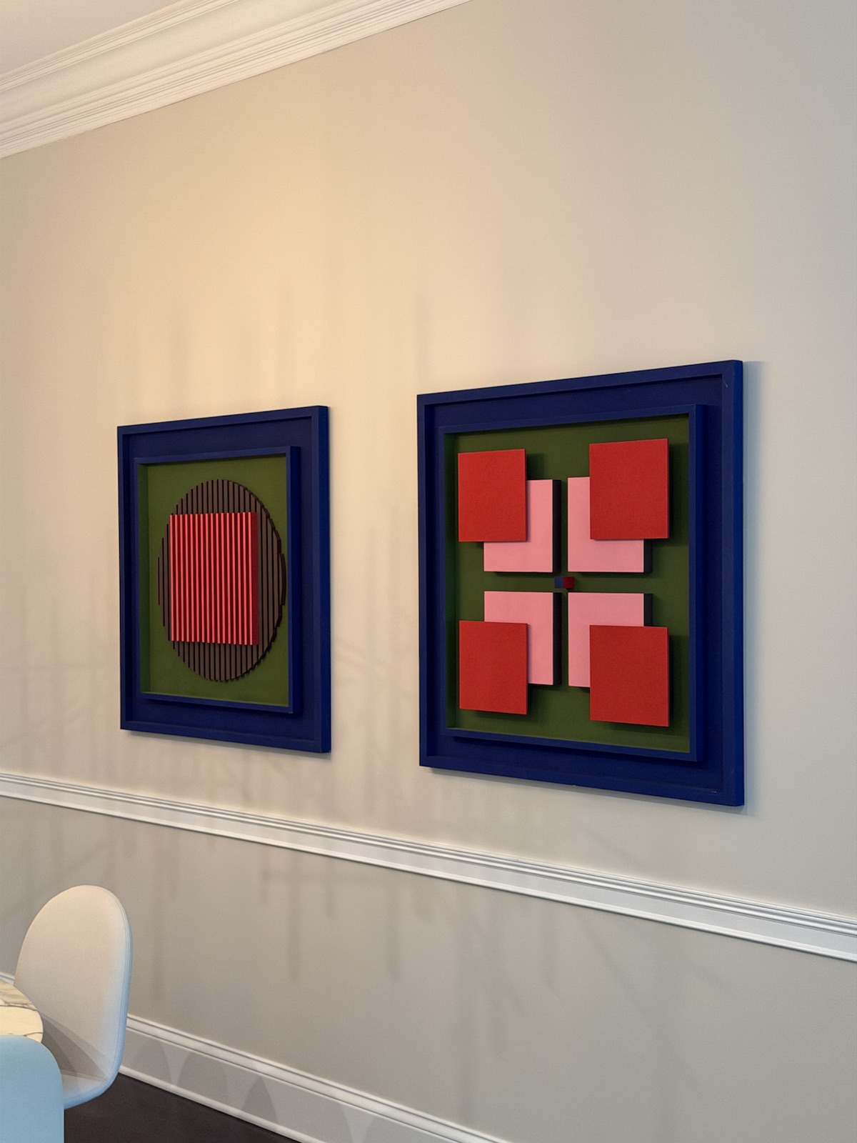 Completed art installation by ORLEG Mounting Services