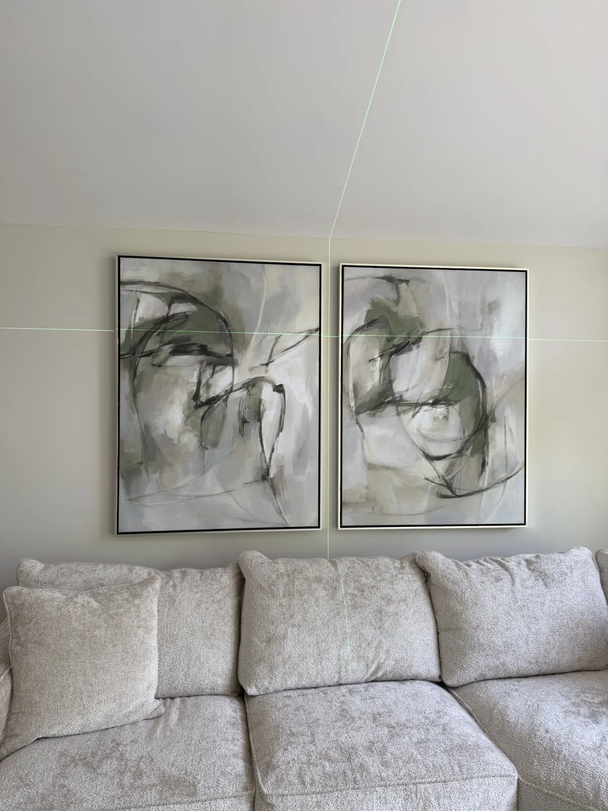 Completed art installation by ORLEG Mounting Services