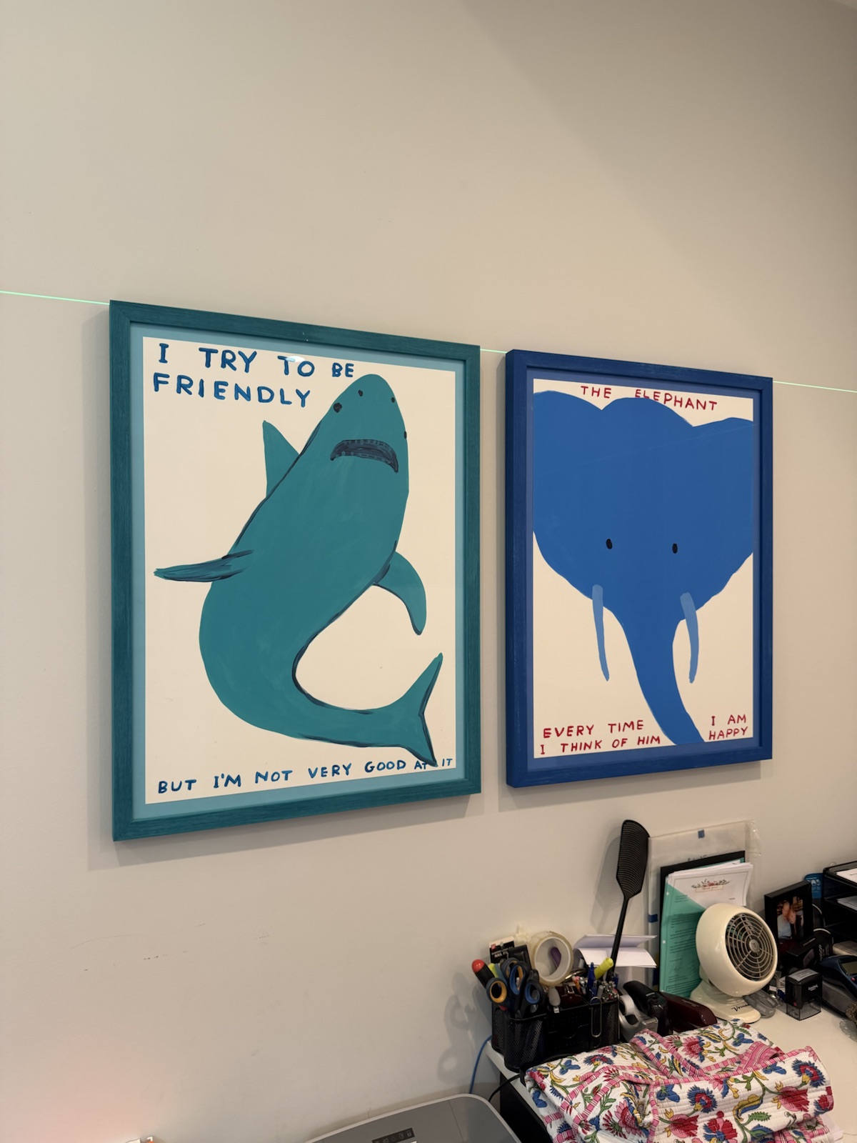 Completed art installation by ORLEG Mounting Services