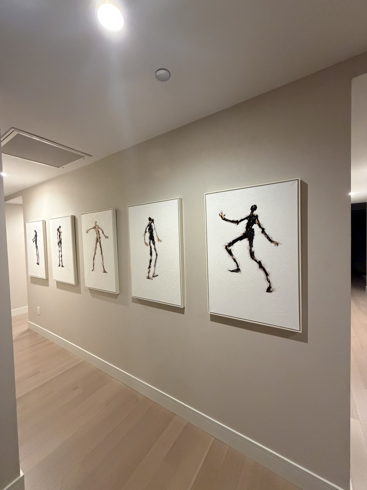 Completed art installation by ORLEG Mounting Services