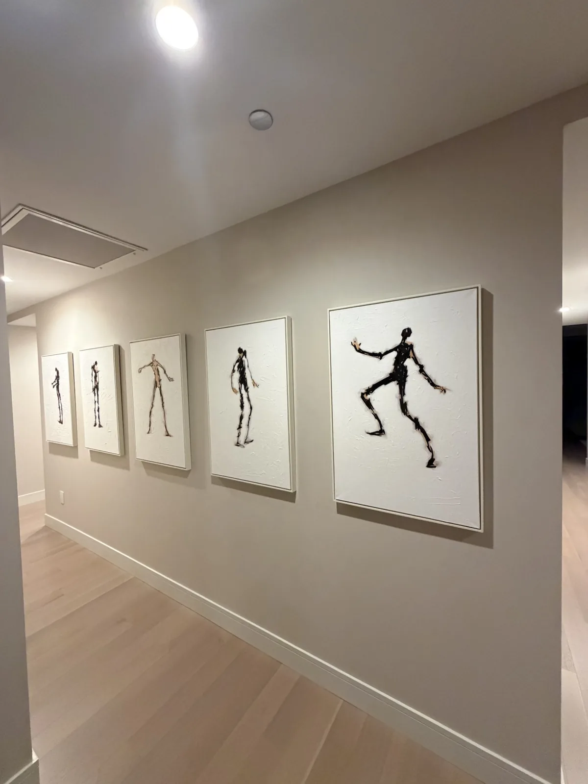 Completed art installation by ORLEG Mounting Services