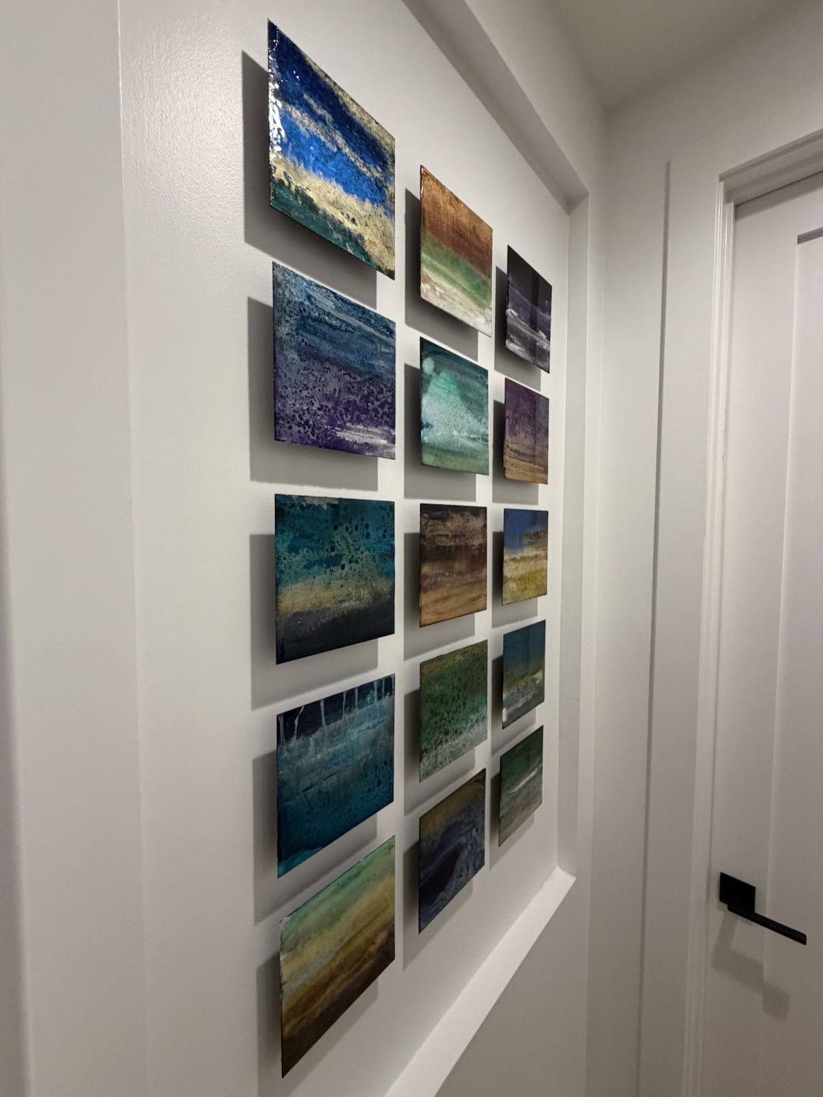 Completed art installation by ORLEG Mounting Services