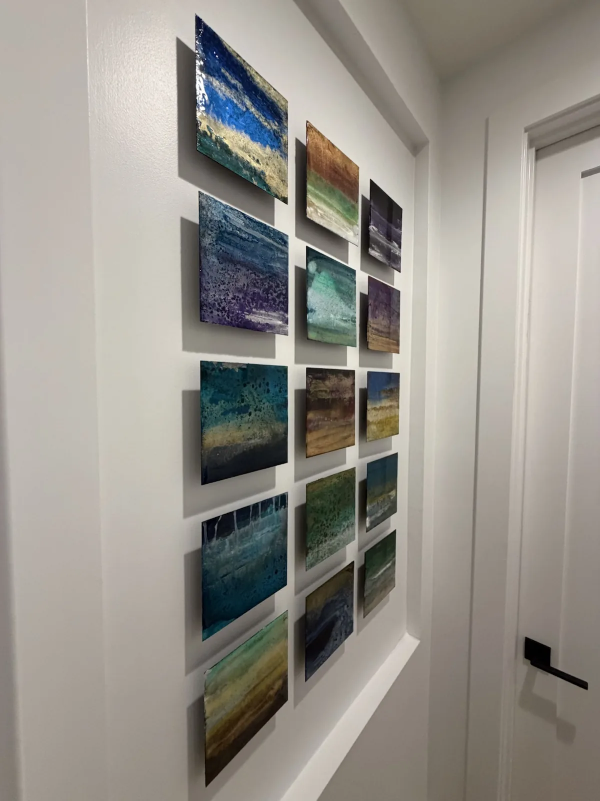Completed art installation by ORLEG Mounting Services
