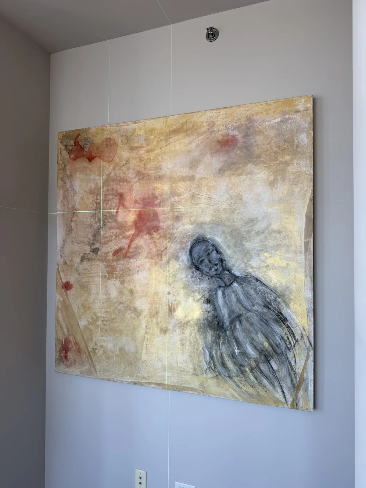 Completed art installation by ORLEG Mounting Services