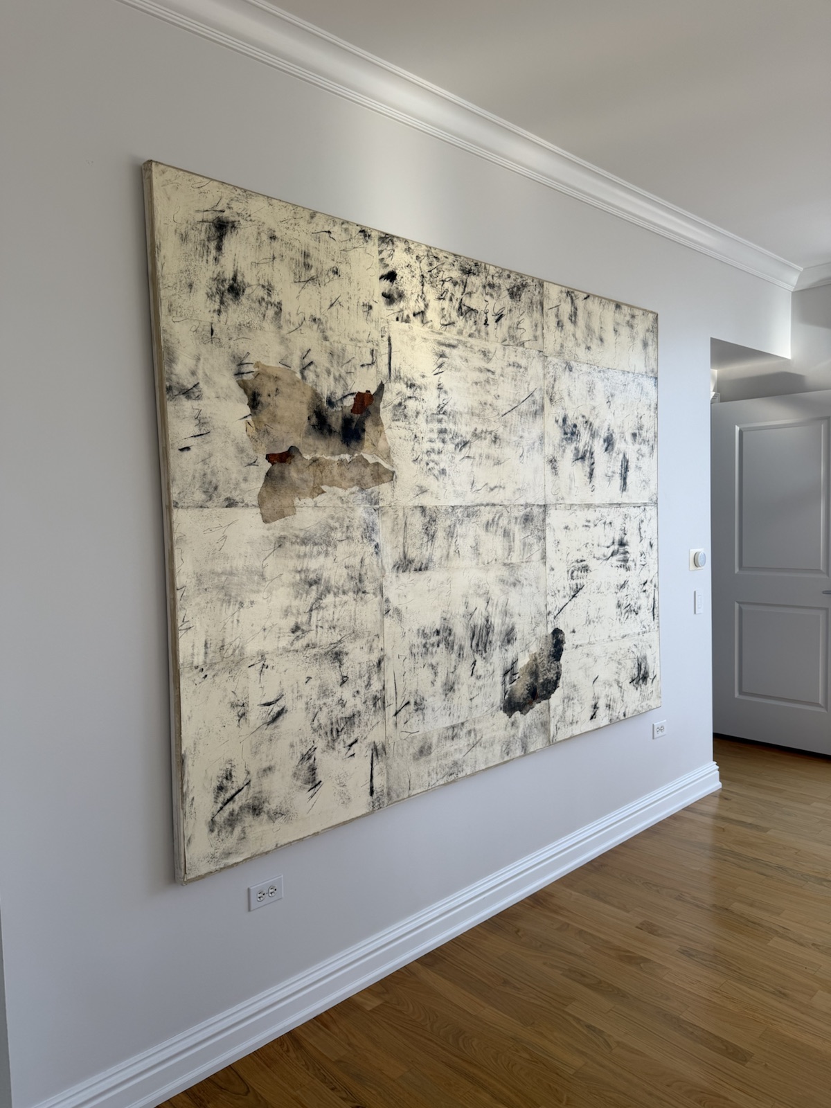 Completed art installation by ORLEG Mounting Services