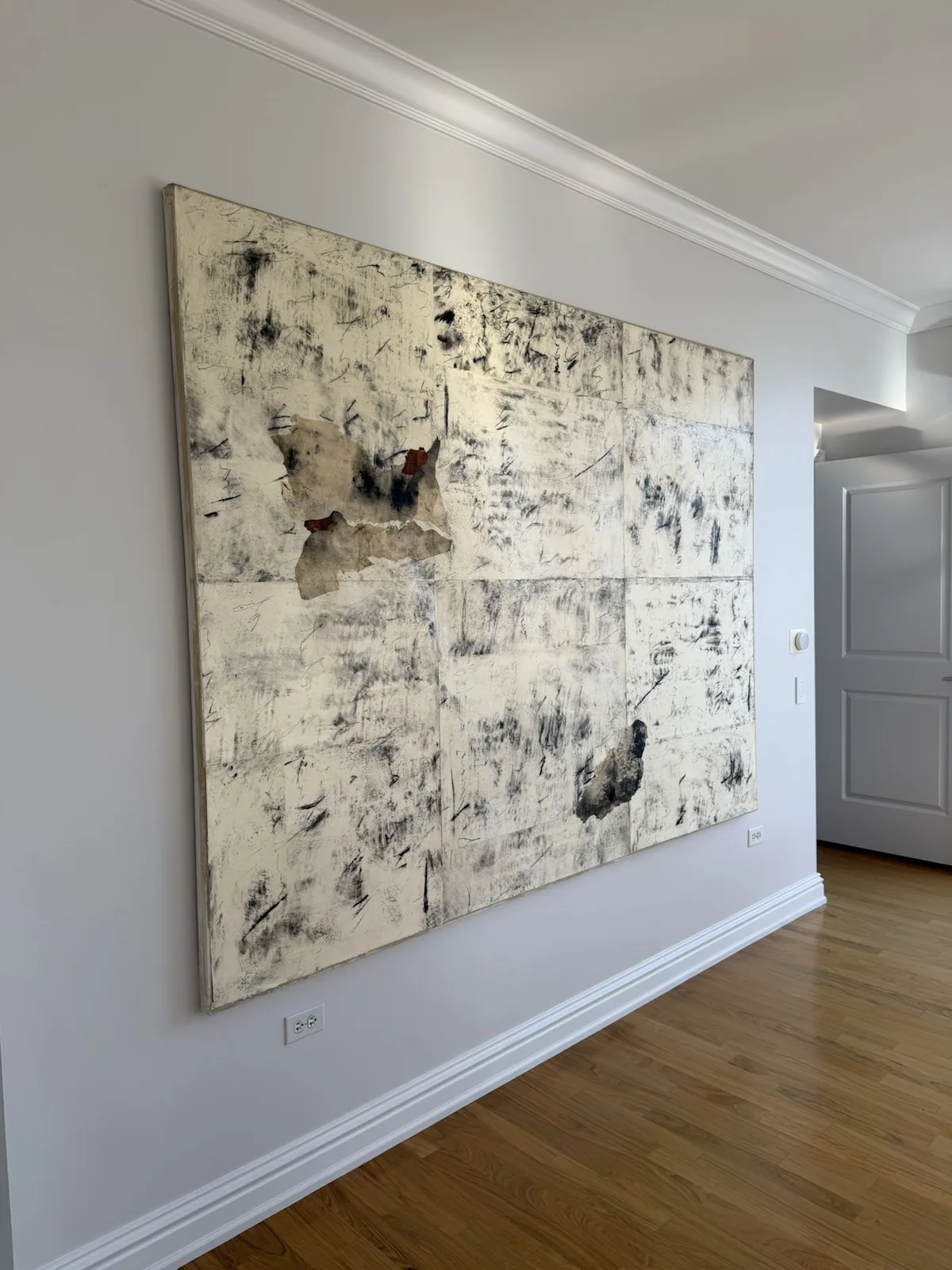 Completed art installation by ORLEG Mounting Services