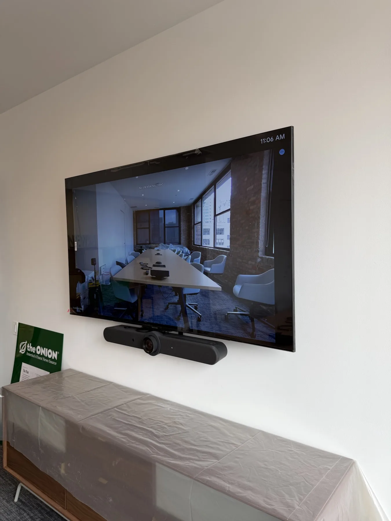 Completed TV installation by ORLEG Mounting Services