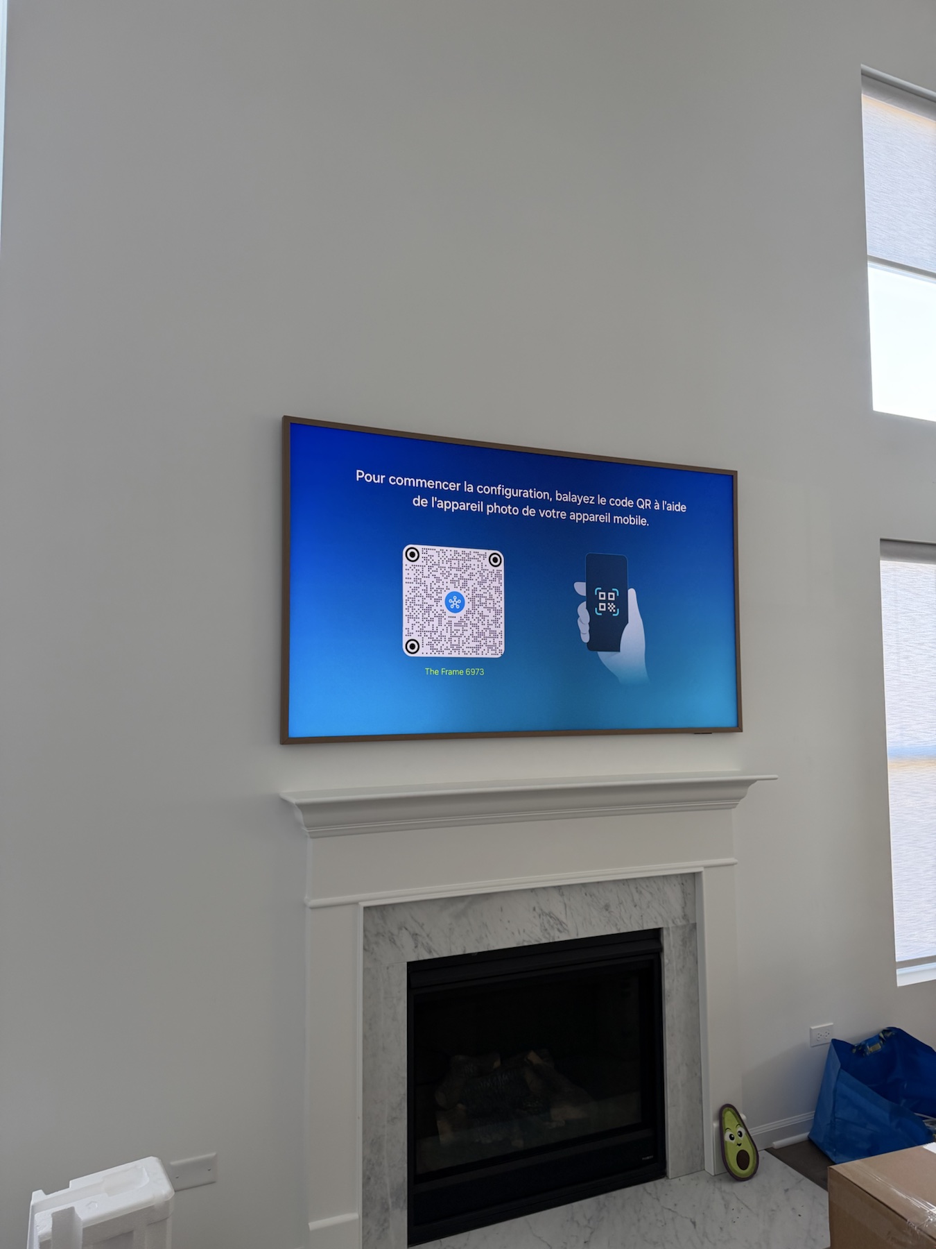 Completed TV installation by ORLEG Mounting Services