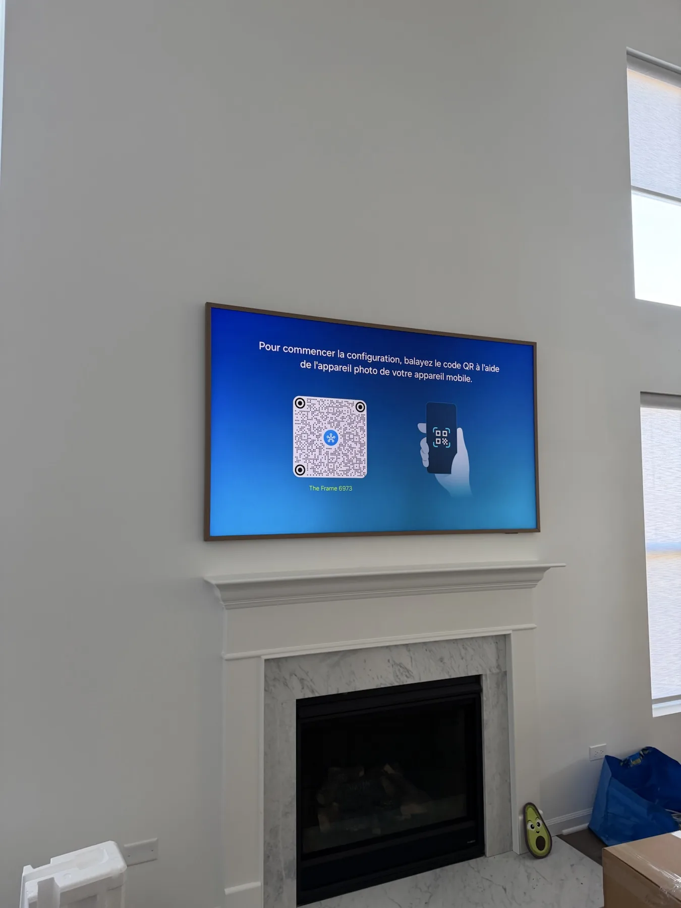 Completed TV installation by ORLEG Mounting Services
